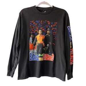 Boyz N The Hood Mens Size M Graphic Print Long Sleeve T Shirt